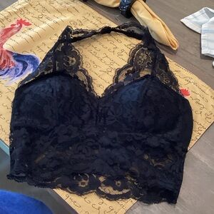 Elegant Black Lace Bralette